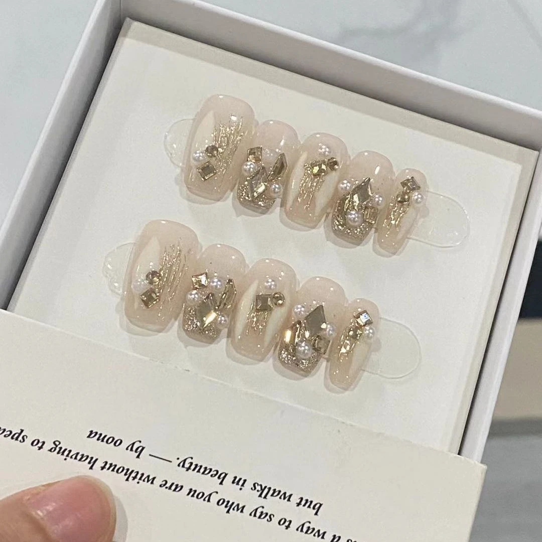 现货秒杀【闪亮星尘】-纯手工穿戴甲（送工具包）