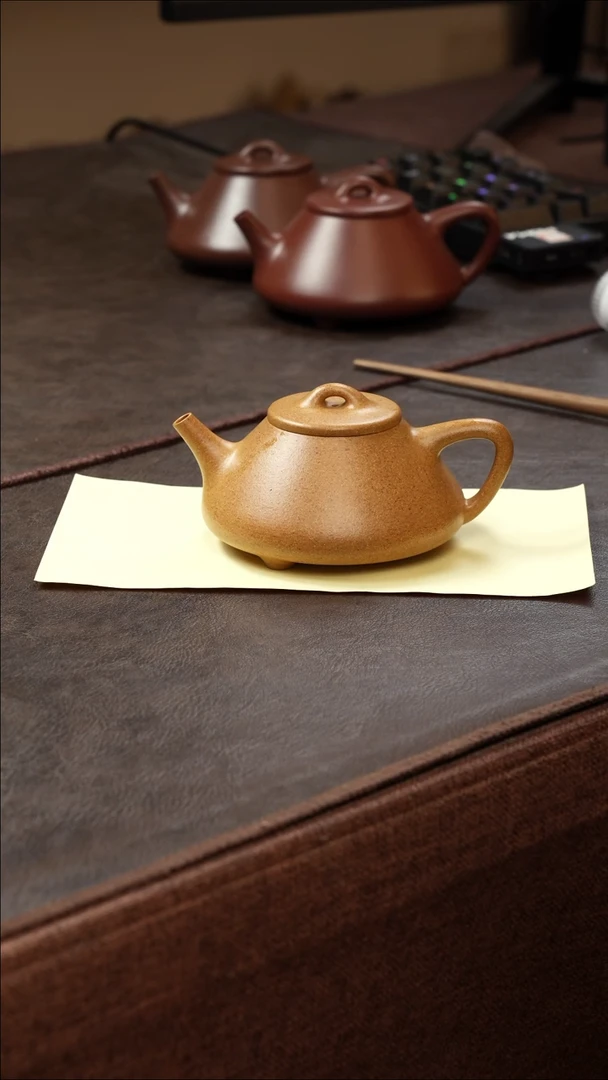 茶壶紫砂壶·27黄金段子冶190cc