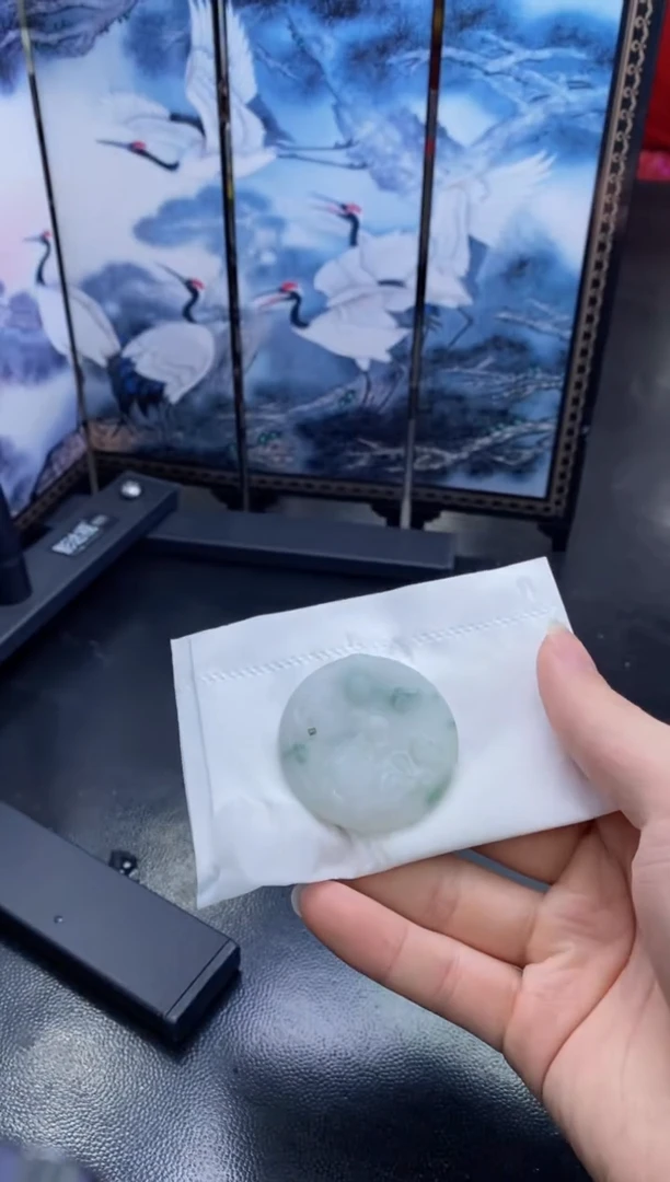 【闪购商品】定制翡翠未镶嵌牌子+QZG241120-15  75