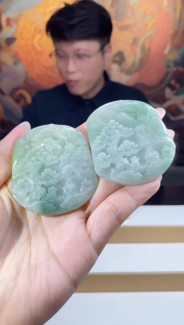 翡翠未镶嵌颈饰多样性发其一挂件