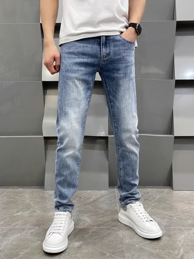 861-2潮男弹力牛仔裤（春款）