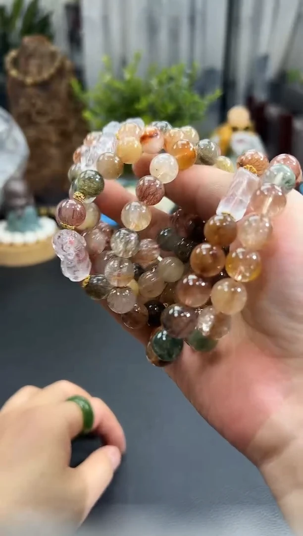 水晶手链未镶嵌 B6258 多样性发其一