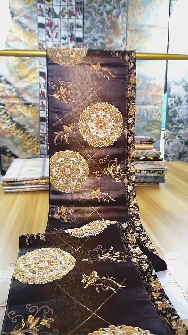 【闪购商品】织绣织锦46凤凰宝相花