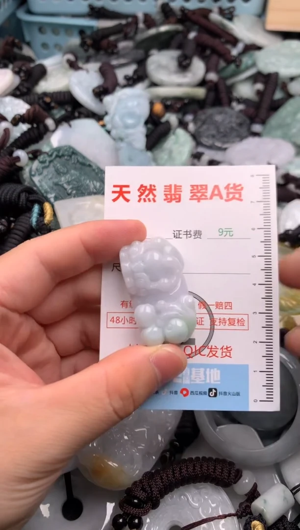 翡翠未镶嵌吊坠(不含链)1