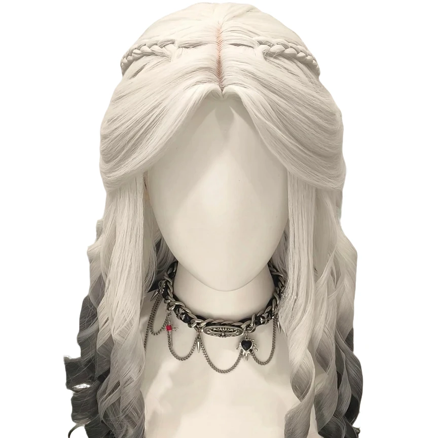 时透无一郎染色版COS假发间接拼色jk蜜蜂玩偶服