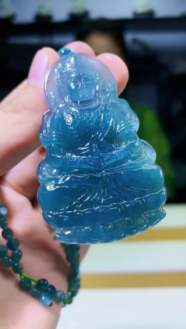 定制翡翠未镶嵌毛货05100065多样性发其一