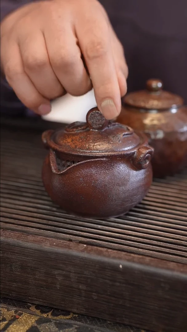 茶壶紫砂原矿手工制作