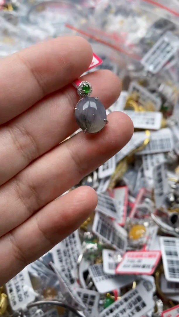 【闪购商品】翡翠戒指银S925镶嵌11111---1