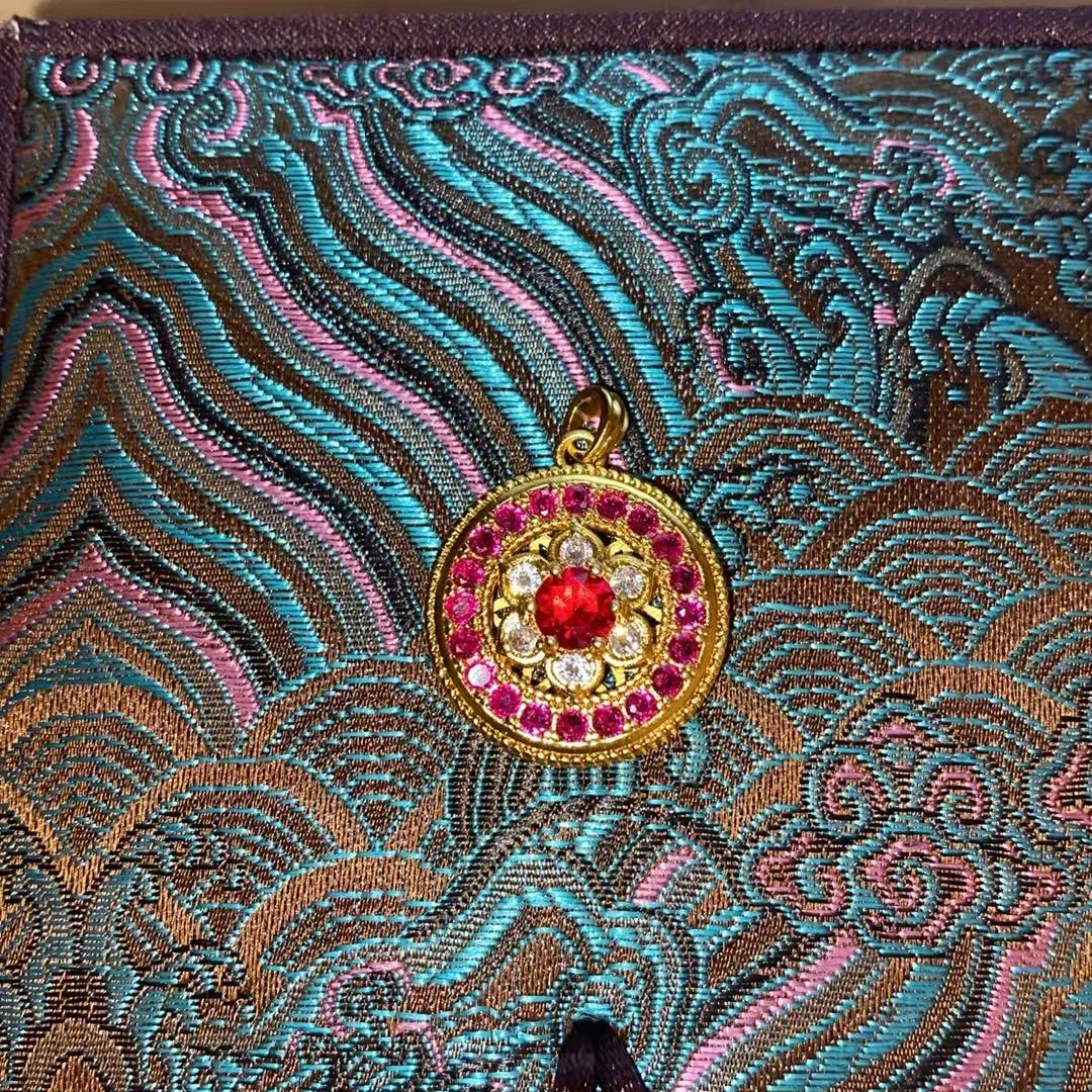 《天利璀璨》时尚女士百搭盘盘吊坠s017