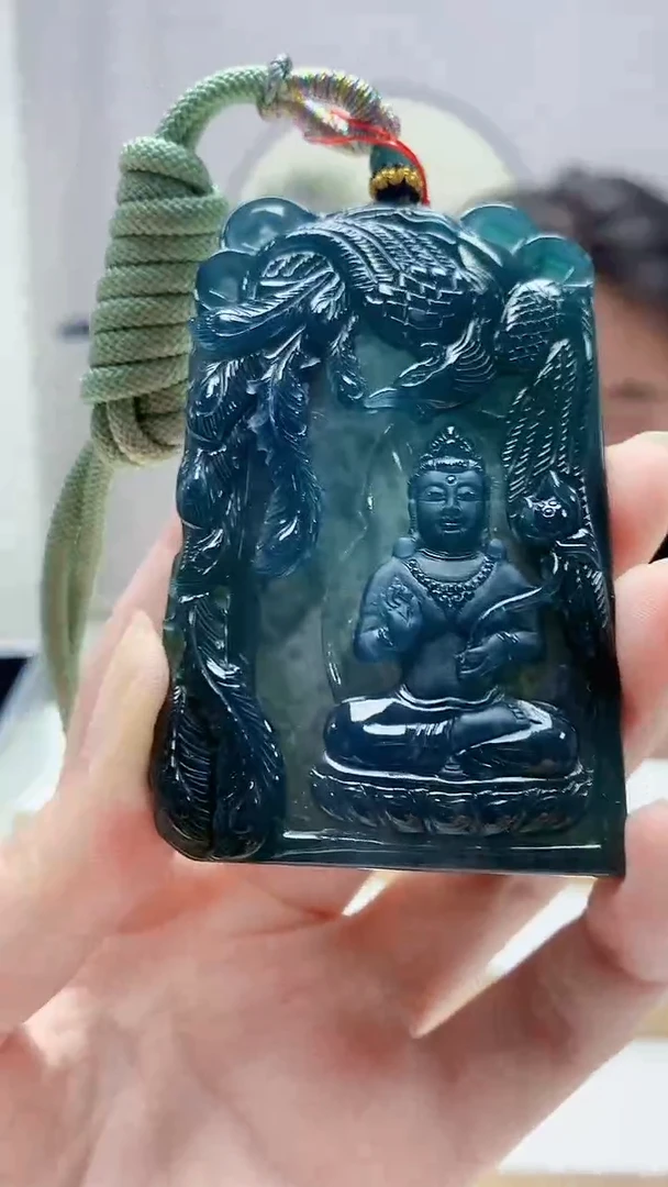 未镶嵌定制翡翠5060zm-毛货挂件人物99
