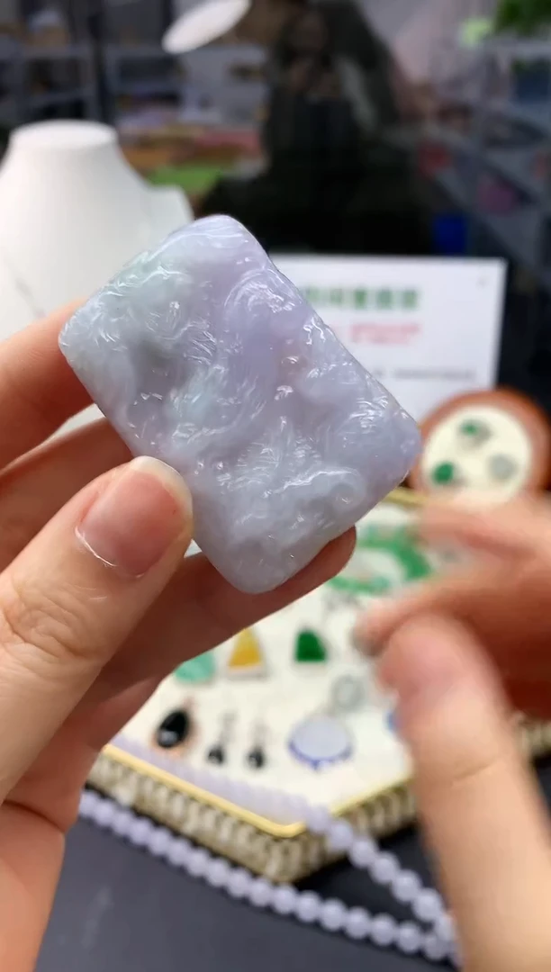 【闪购商品】翡翠颈饰未镶嵌翡翠龙牌|不退不换