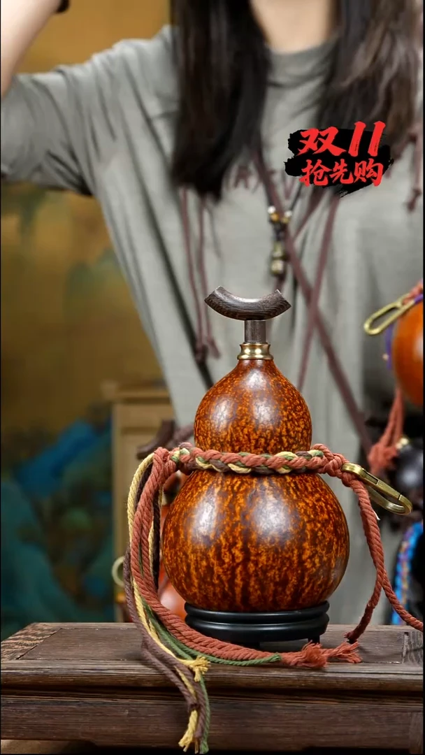 YN010简约大漆款酒葫芦不包手串