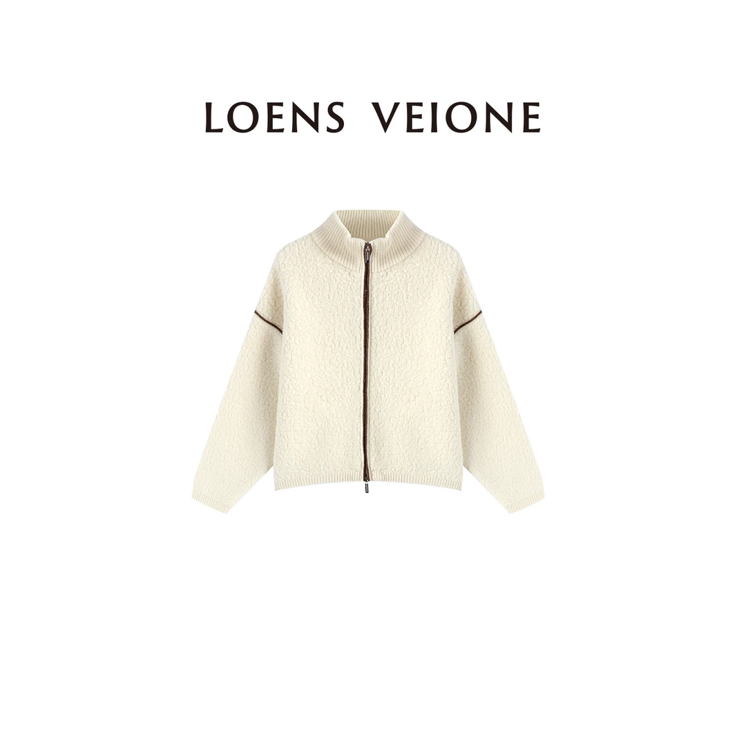 【特价微瑕版衣 介意勿拍】100%美利奴绵羊毛外套24CVDB0350N