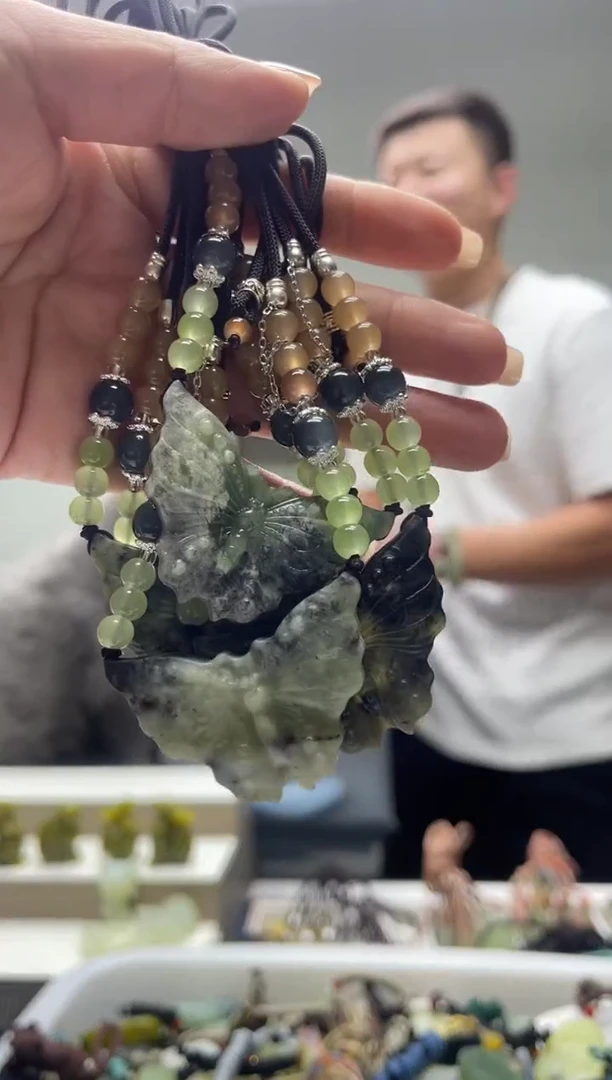 未镶嵌岫玉颈饰多样性发货 拍一发一