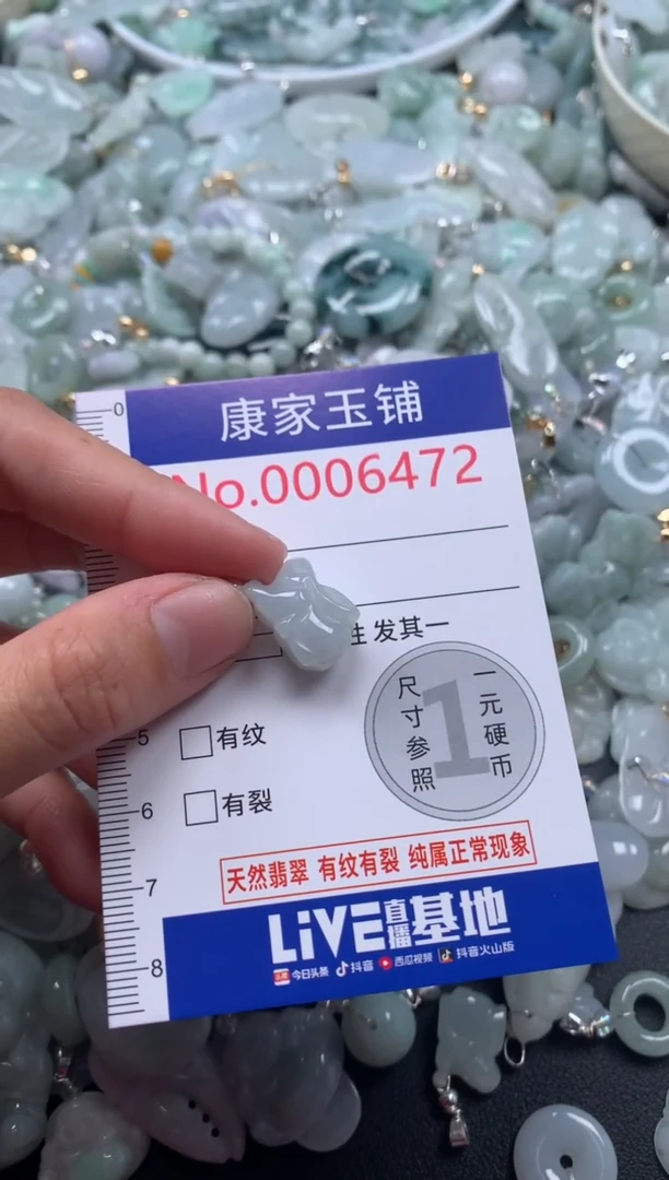 颈饰未镶嵌翡翠6472