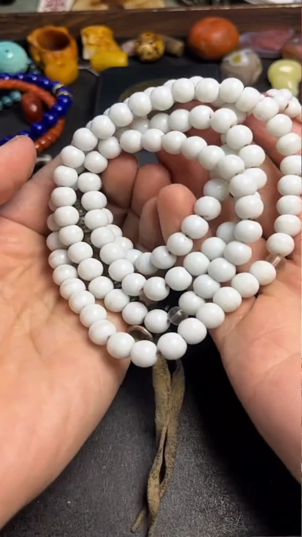 成品玻璃pz1119-65老手串约8mm