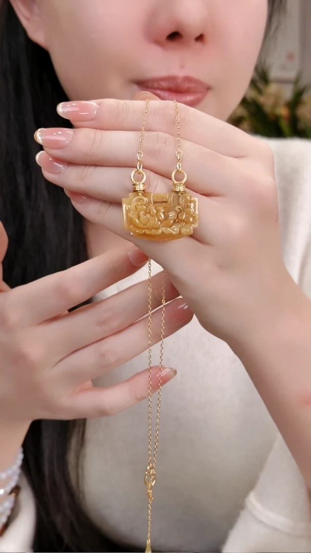 颈饰未镶嵌翡翠国风