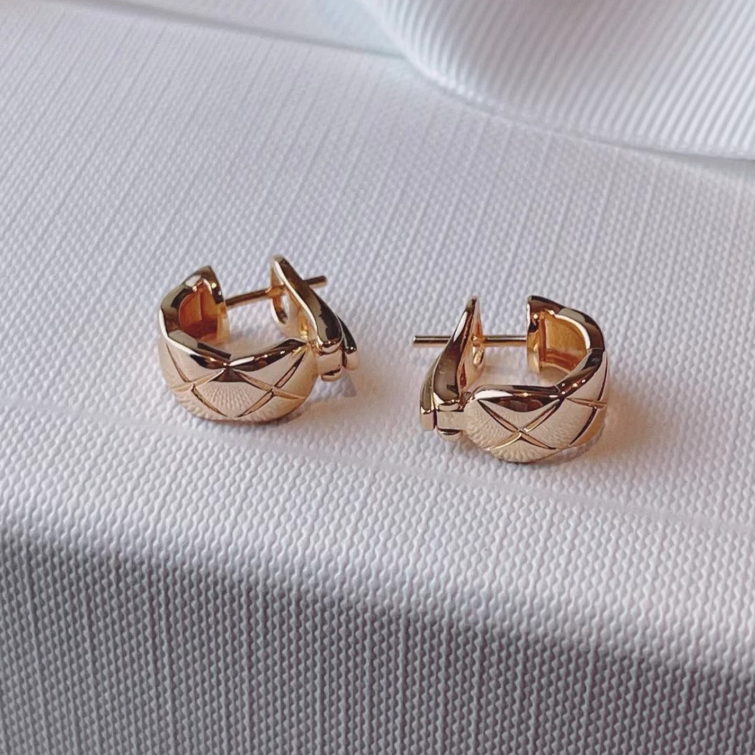 合金耳饰 菱格耳环 耳拍CNC精工