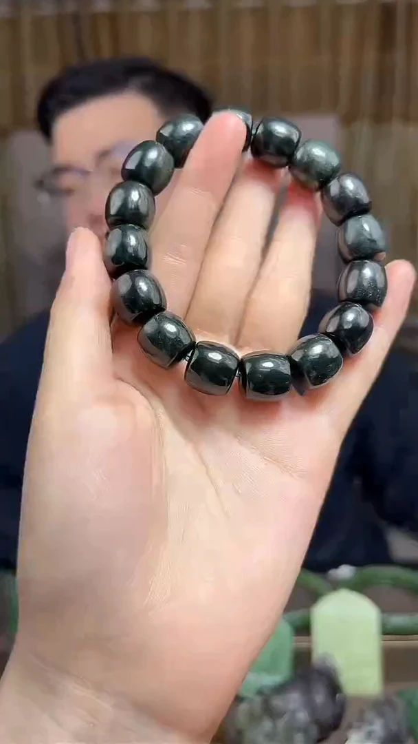 和田玉未镶嵌颈饰挂件14MM