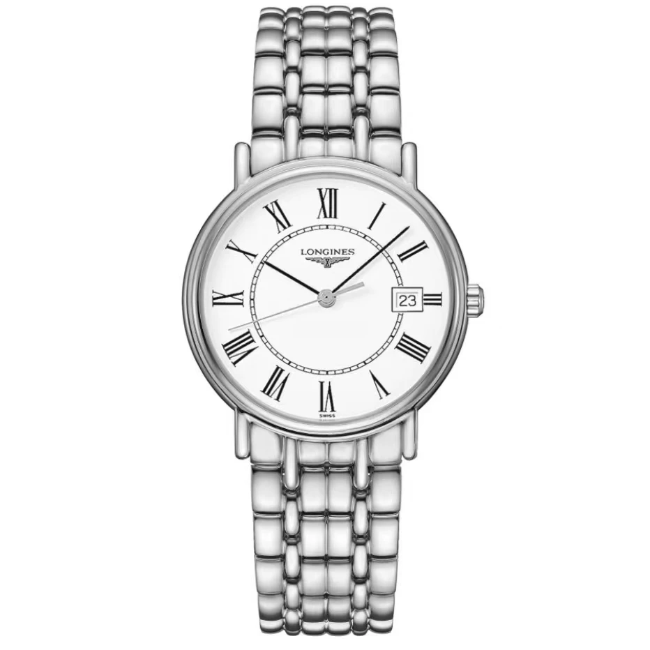 99新 Longines/浪琴 仁智女表/单表瑰丽/33表径/石英罗马经典简约