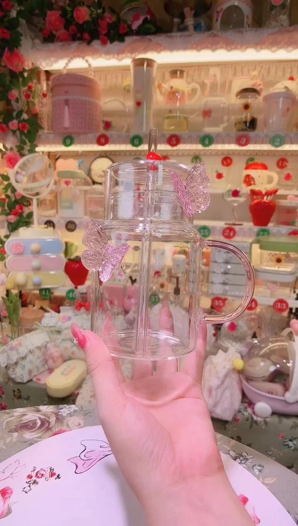 手柄吸管杯——手工制作品质好！