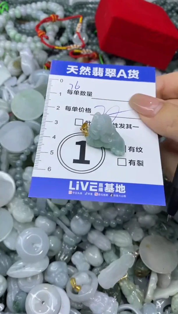 颈饰未镶嵌翡翠天然翡翠A货批量多样性发一件