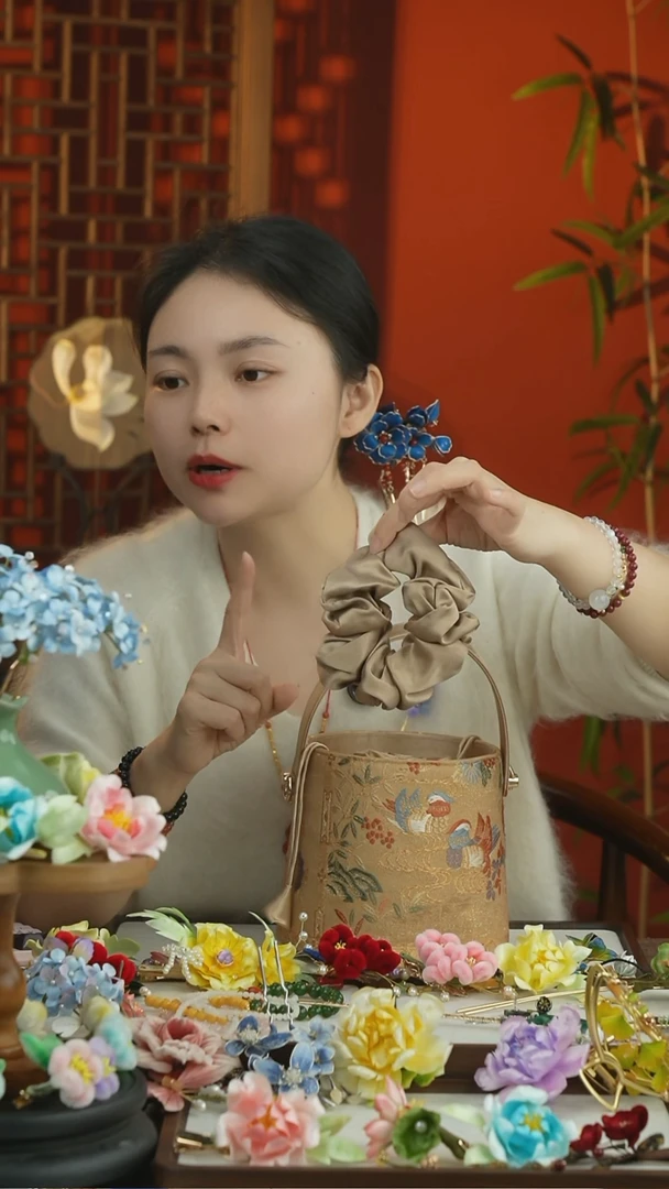 刺绣闪购纯手工非遗国风饰品5