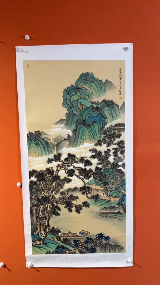 国画王保強老師手绘作品