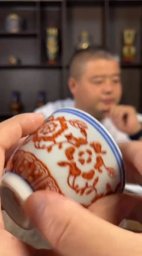 摆件景德镇陶瓷青花摆件8