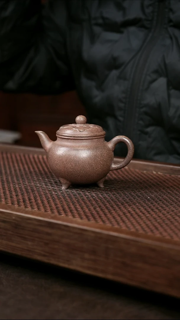 茶壶紫砂岩中泥大彬如意 小6