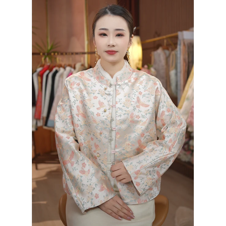 《鹊辰 -外套》新中式提花国风休闲百搭清新品质外套