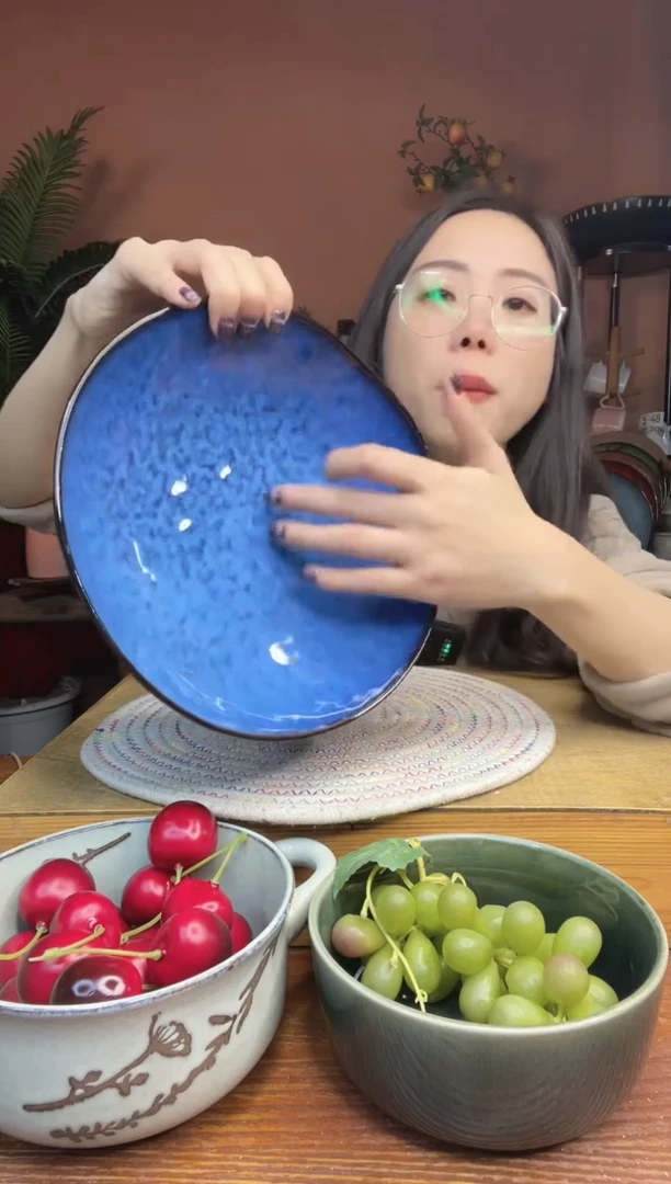 陶瓷9英寸异形锤纹深盘  微瑕疵