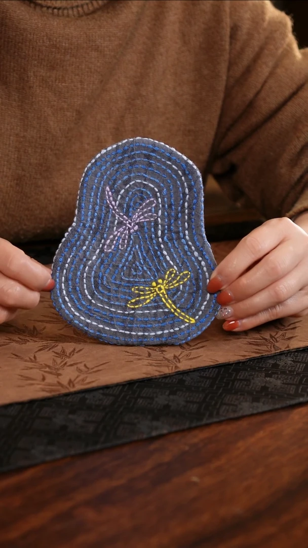 【闪购商品】织绣小葫芦杯垫C款