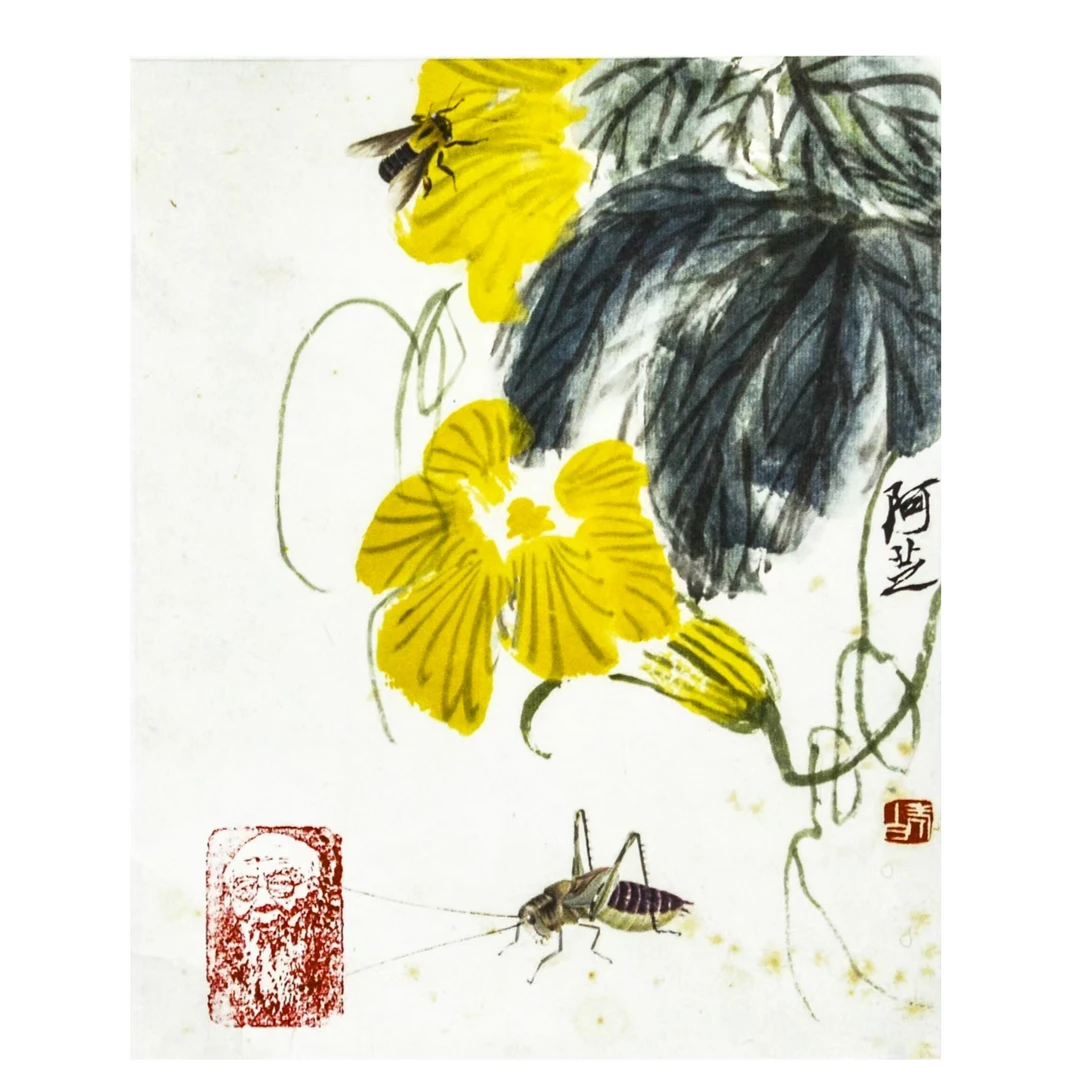 橱窗展示/文峰美术/齐寿如/白石版画（复刻）