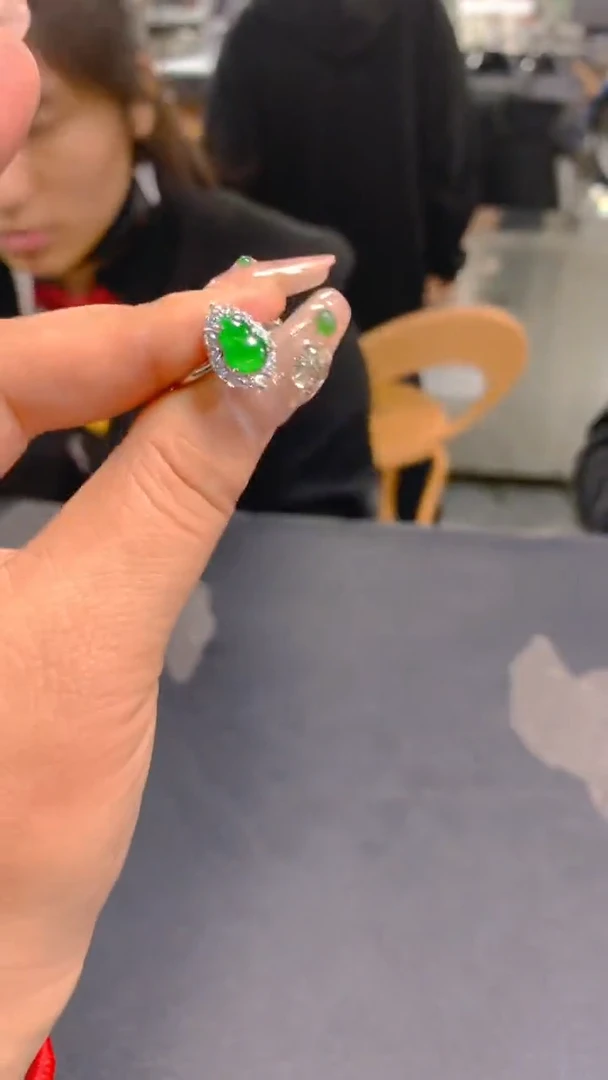 【闪购商品】翡翠戒指未镶嵌0112212966多样性发一