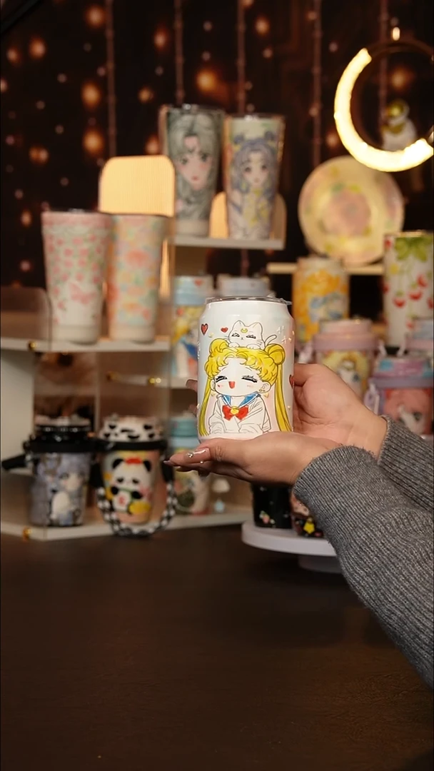 (玉泥）景德镇手工手绘文创陶瓷杯