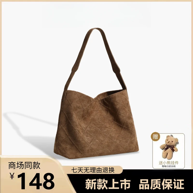 托特包女士2025新款高级质感小众大容量通勤复古春夏单肩斜挎包