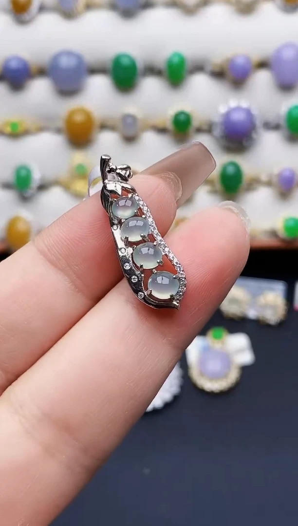 银S925镶嵌戒指翡翠2117