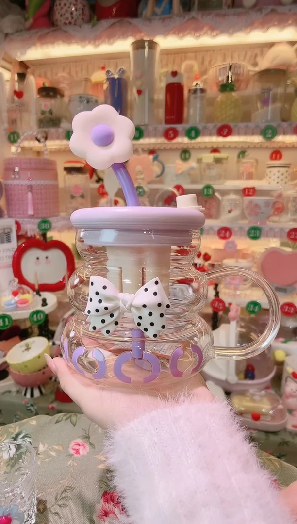 【闪购商品】摆件大容量吸管杯紫品质好，发货快，放心拍
