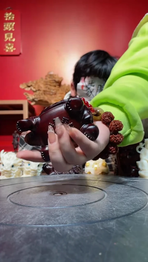【闪购商品】风车木（黑檀木）其他(直播推荐)    大乌龟一个
