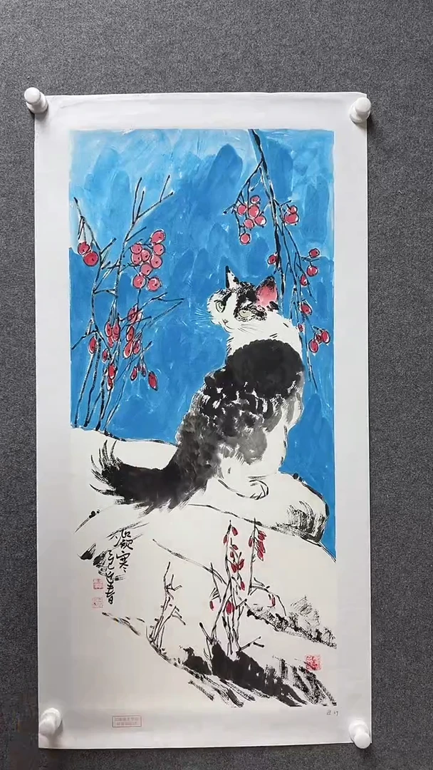 国画王迎春作品B417