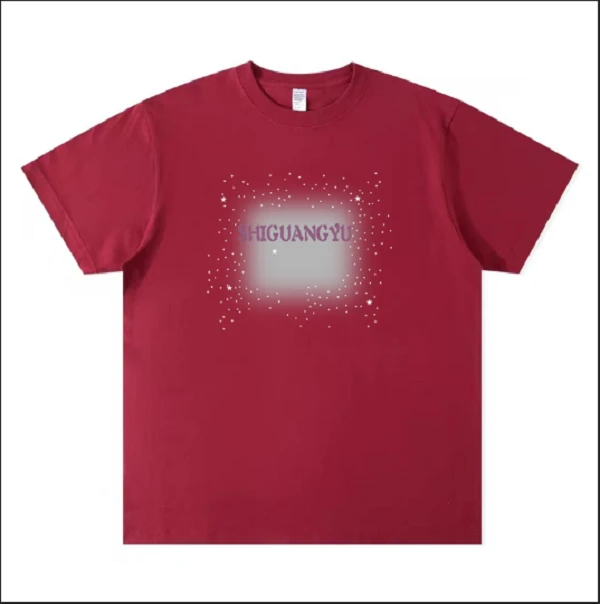 新款春夏基础大众男女同款短袖T恤印花时尚半袖圆领潮流休闲百搭