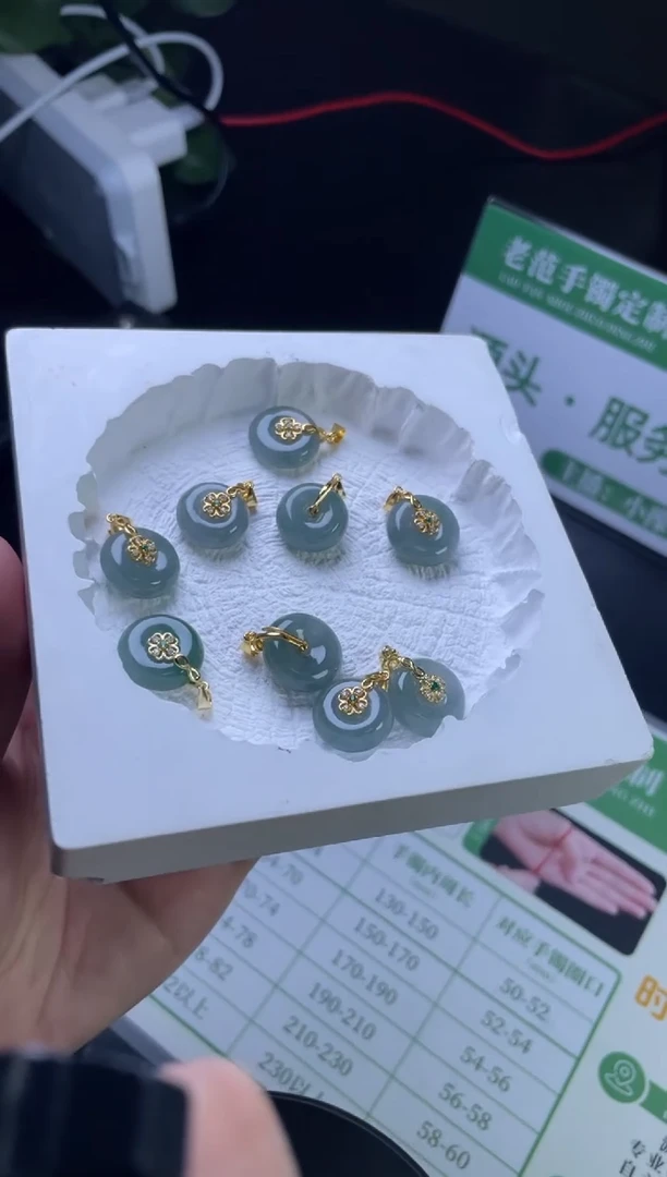 【闪购商品】翡翠颈饰银S925镶嵌GDL3011A24多样性发一