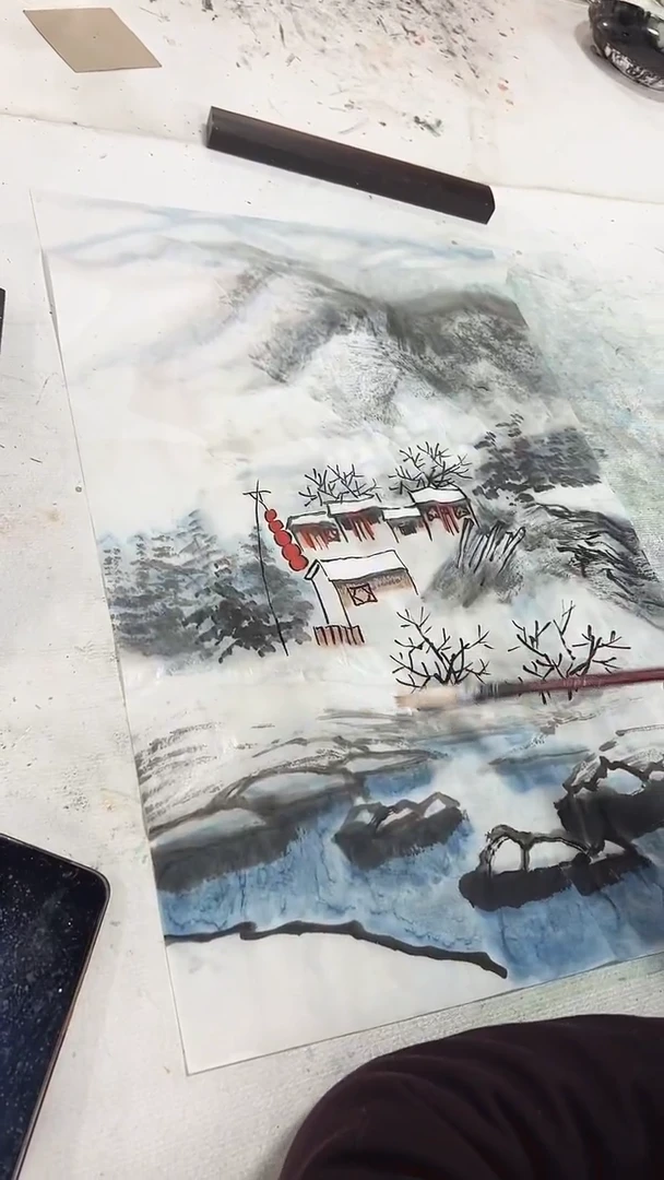 国画卢少波/国画/花鸟