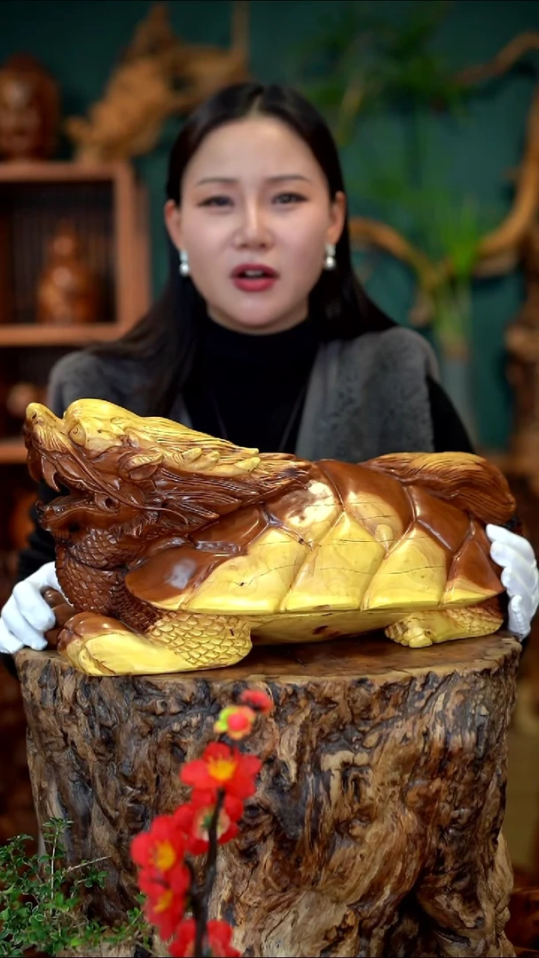 枣木魚**门雷击枣木龙龟