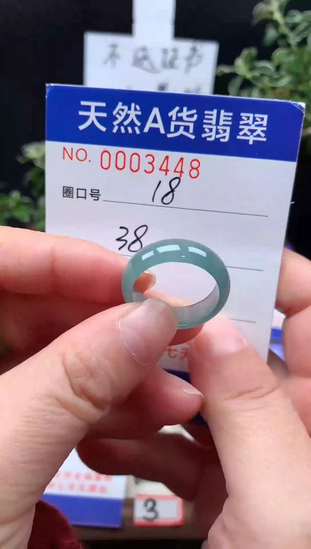 未镶嵌戒指翡翠18#