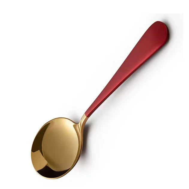 304雅致匙网红创意高颜值加厚家用汤勺长柄精品