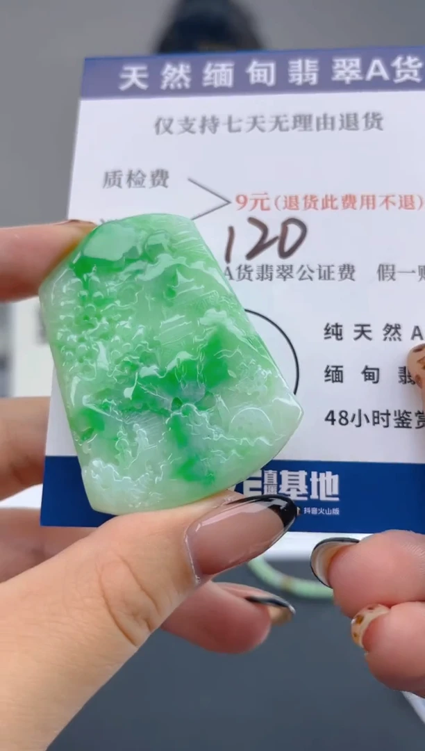 颈饰未镶嵌翡翠纯天然缅甸翡翠A货
