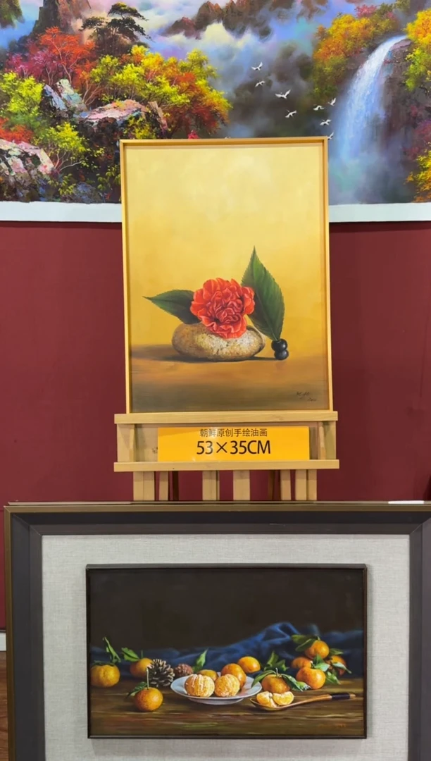 油画【15号】朝鲜原创纯手绘孤品油画丨顺丰包邮