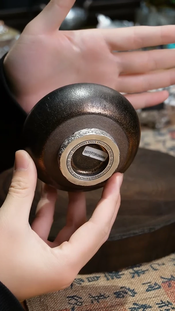 【闪购商品】福器艺术黑陶大圣主人杯